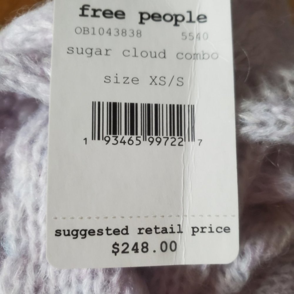 Free People Purple Alpaca Maxi Sweater XS/S NWT - Picture 4 of 4